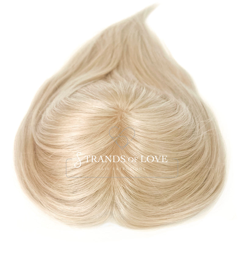 Crown Topper Clip-In - Silver Blonde - Skin