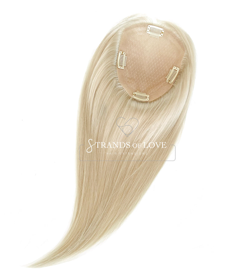 Crown Topper Clip-In - Silver Blonde - Skin