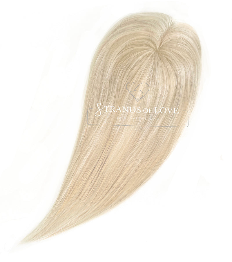 Crown Topper Clip-In - Silver Blonde - Skin