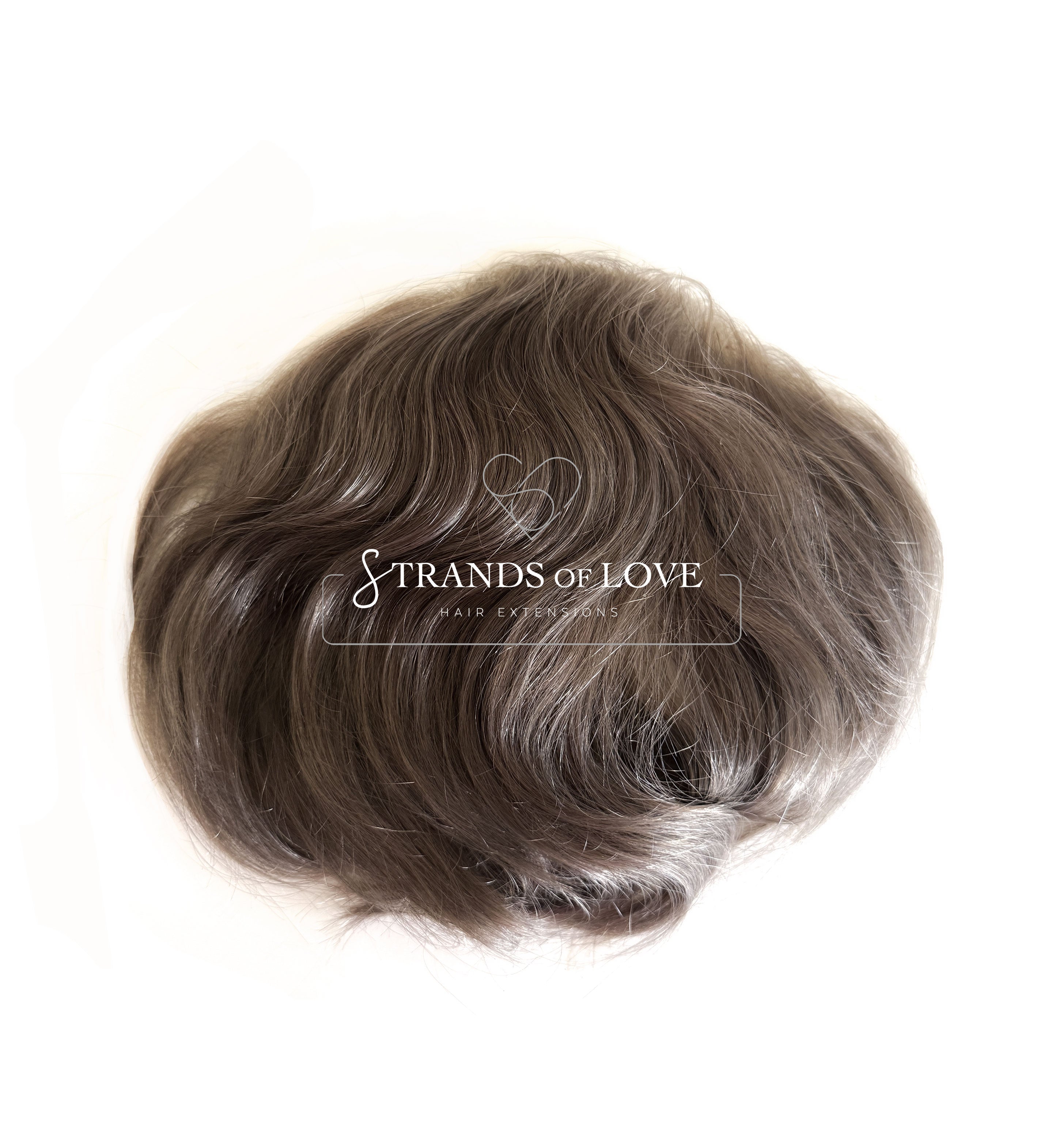 Men's Non-Surgical Hair FRONTAL 014 - Dark Blonde (#18) - Skin Base