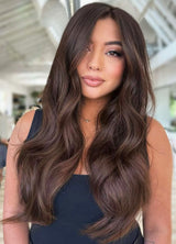 20 Inch / 50 cm Halo Hair Piece -Chocolate Brown (#2)