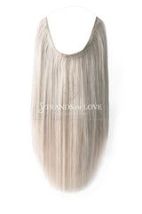 20 Inch / 50 cm Halo Hair Piece -Ice Blonde (#ICE)