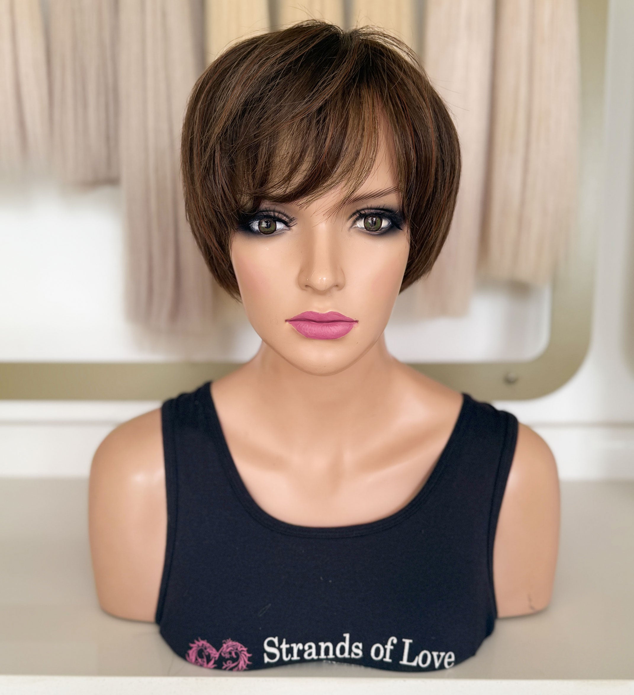 IRENE - Full Wig - Choc Cinnamon(#2/10) - SKIN top with Lace Front