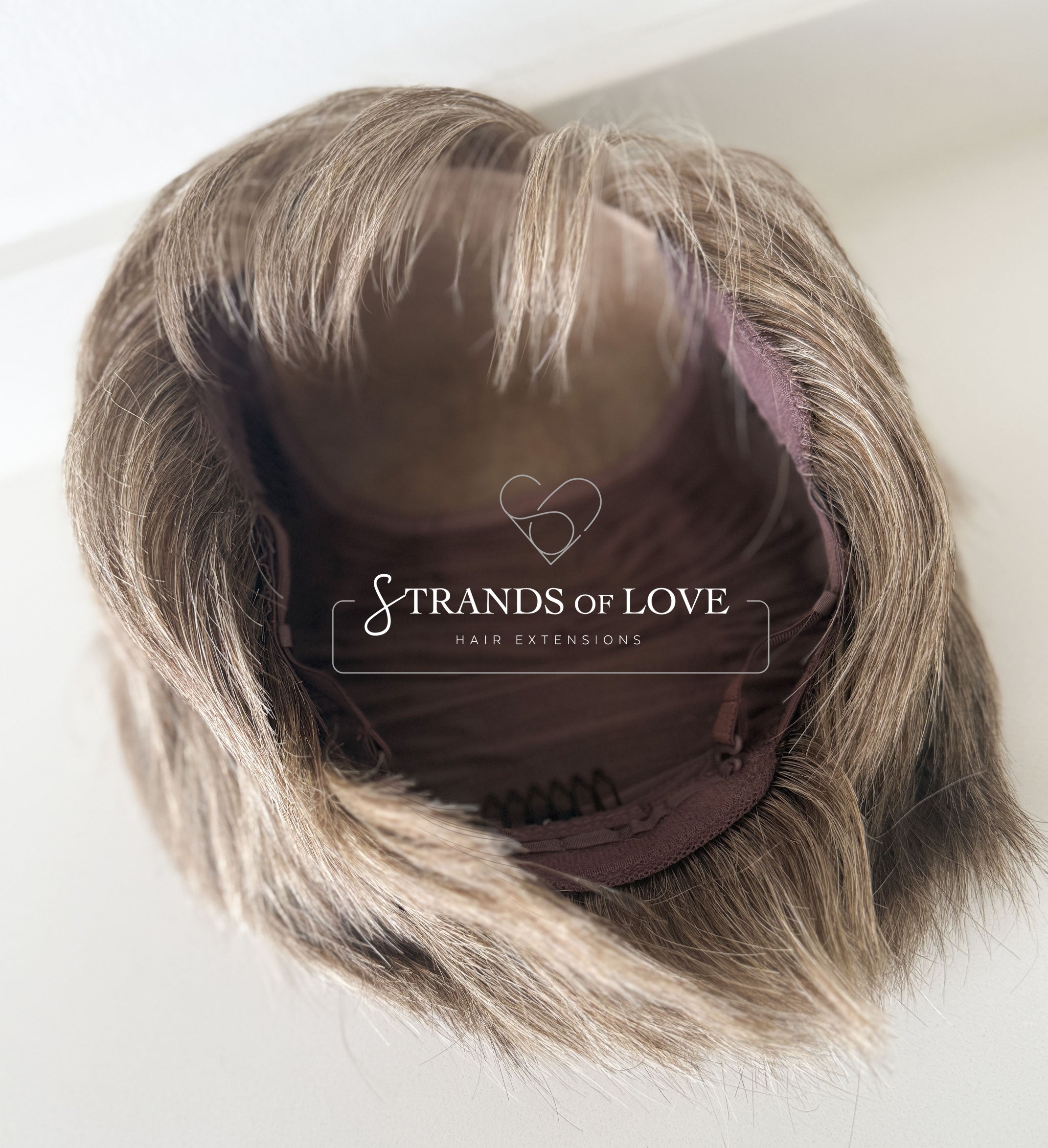 JACKIE - Full Wig - Choc Cinnamon(#7/Grey) - SKIN top