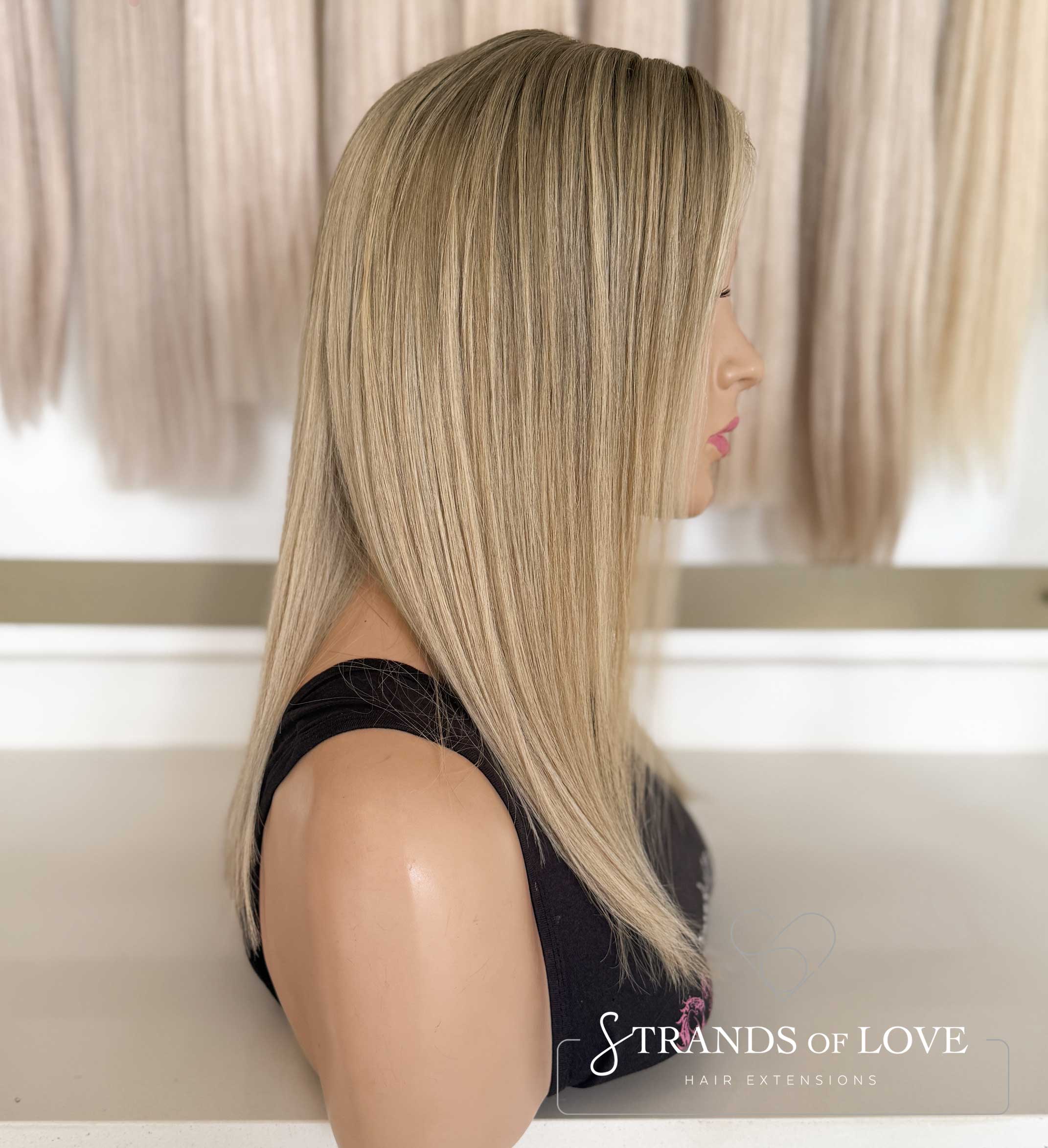 JESSIE - Full Wig -Silver blonde with #7 root (#7-Sil) - Lace Front