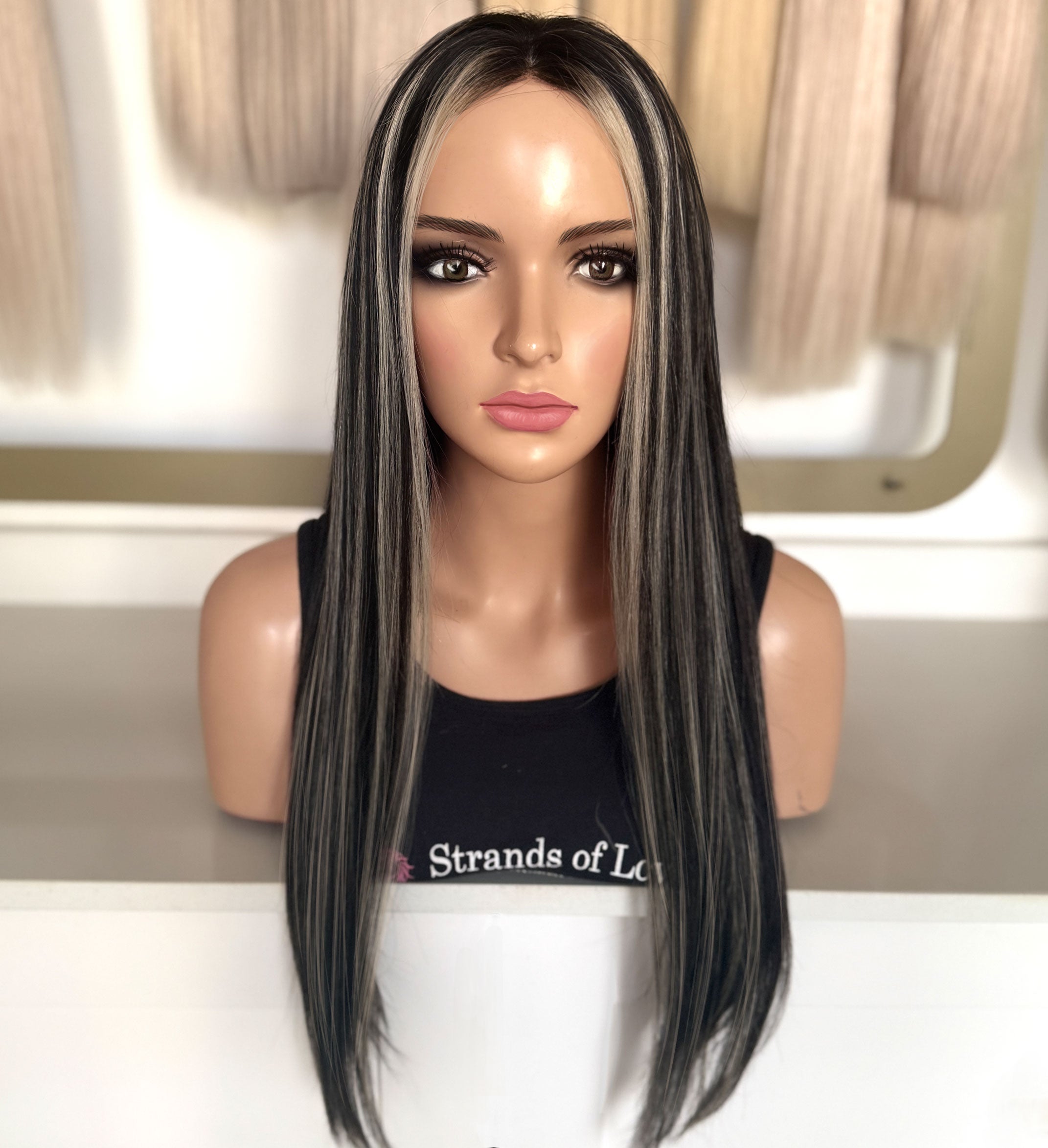 KAIRA - Full Wig - Starry Night (#1/Silver) - SKIN Top with Lace Front