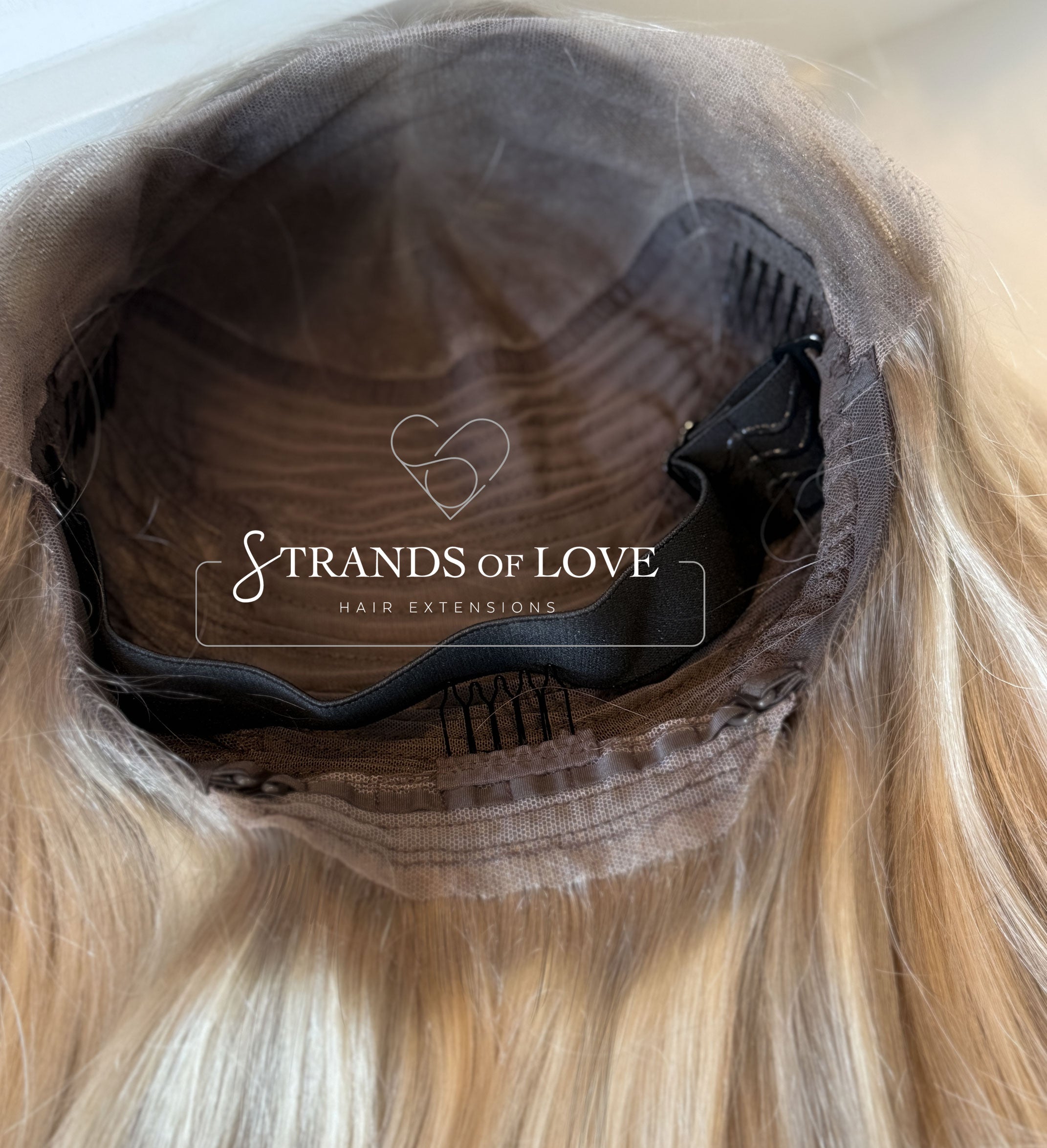 LEAH - Full Wig - Blonde Highlight (#Silver/Ice) - Lace Front
