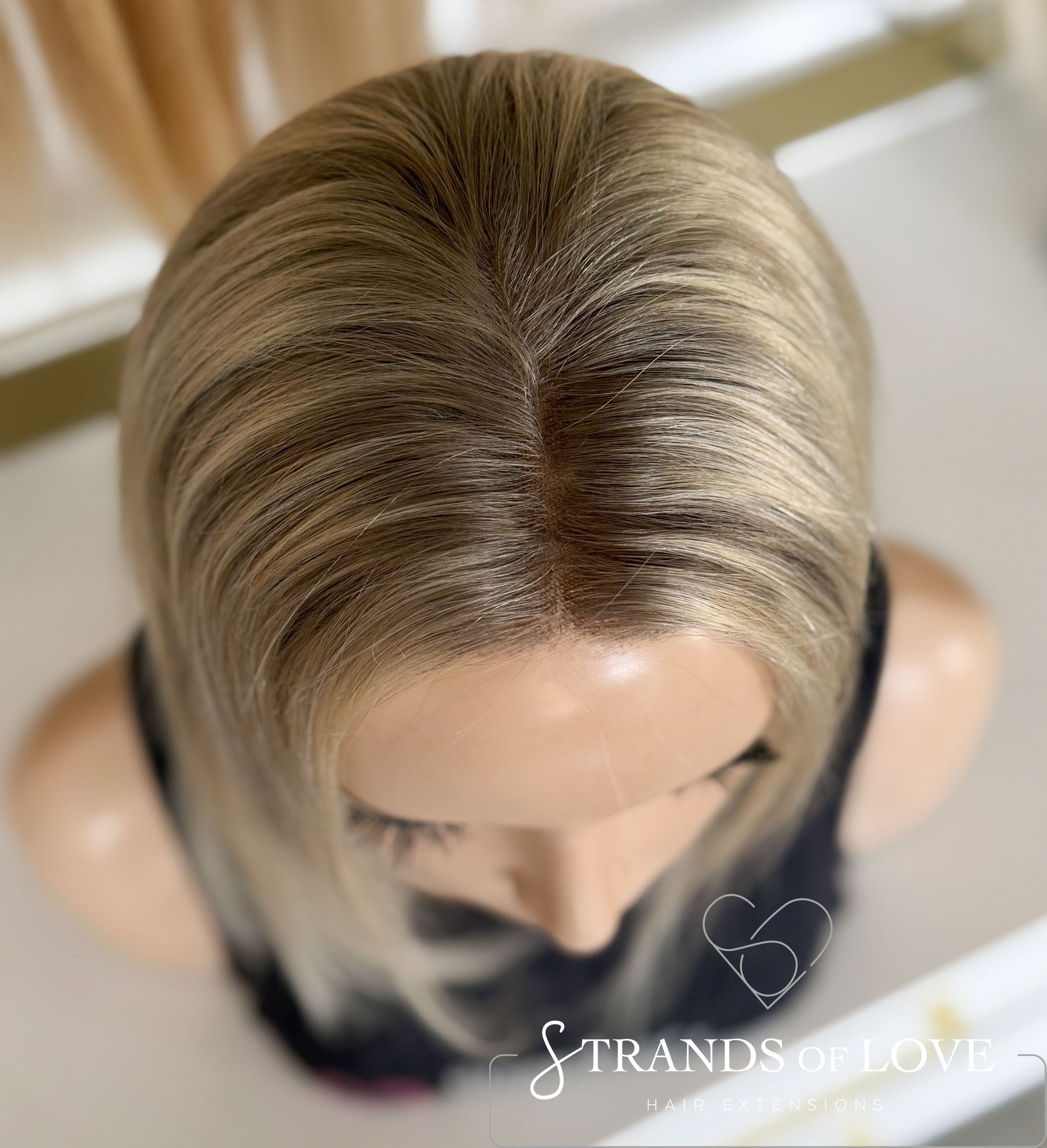 LEAH - Full Wig - Blonde Highlight (#Silver/Ice) - Lace Front