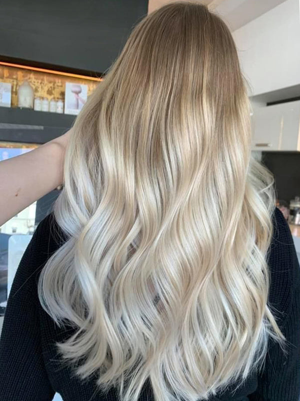 Classic Clip-In Hair Extensions - Malibu Ombre (#7-Silver)