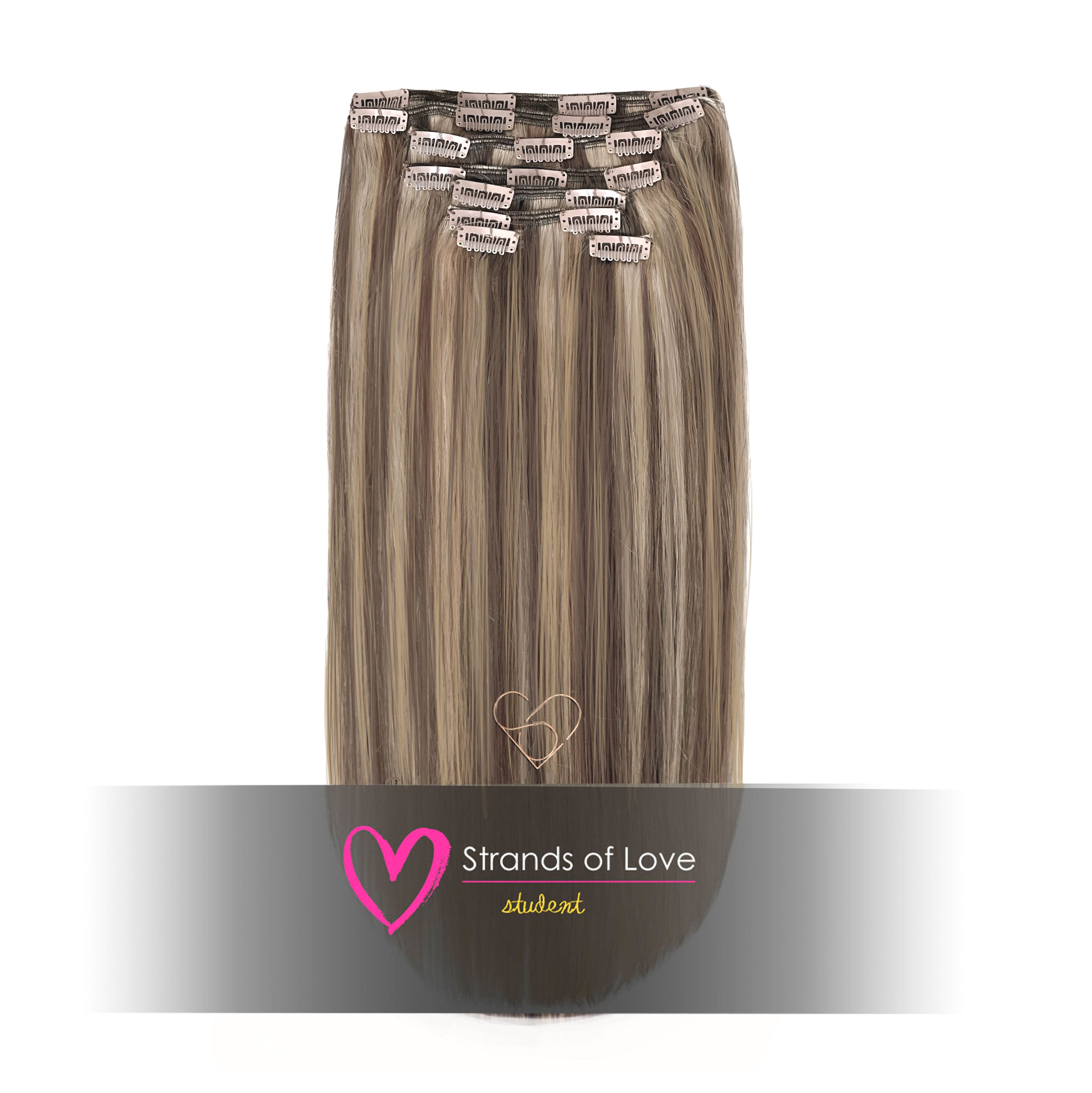 SOL Clip-In Hair Extensions - Caramel Swirl (#24/7)