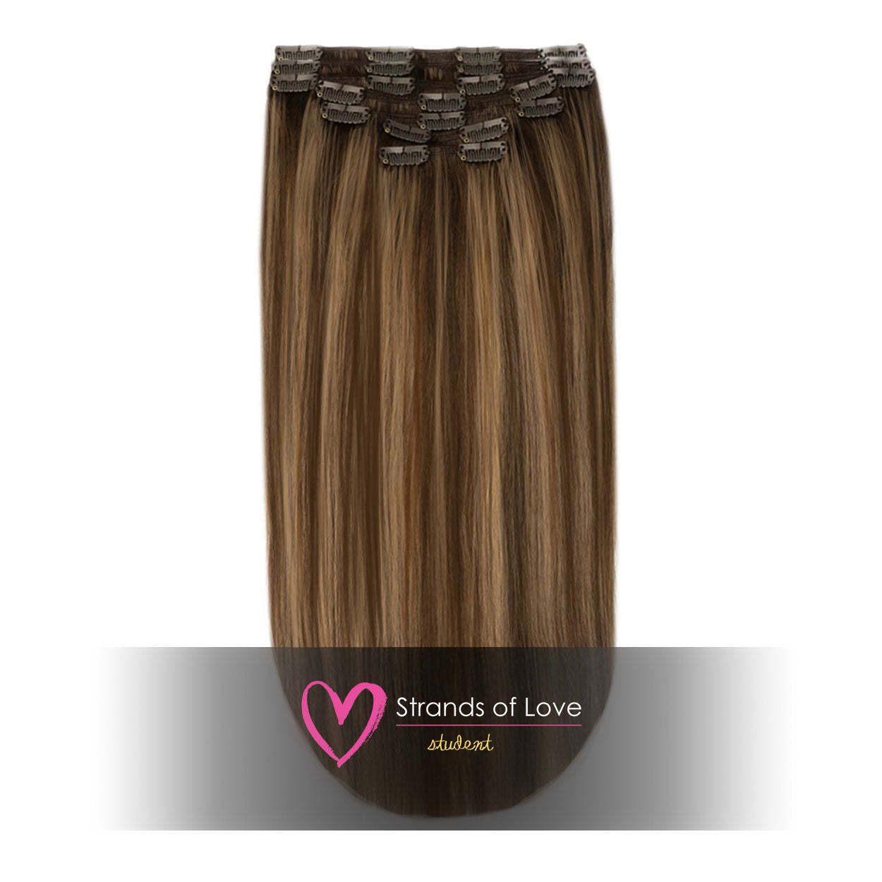 SOL Clip-In Hair Extensions - Choc Cinnamon (#2/10)