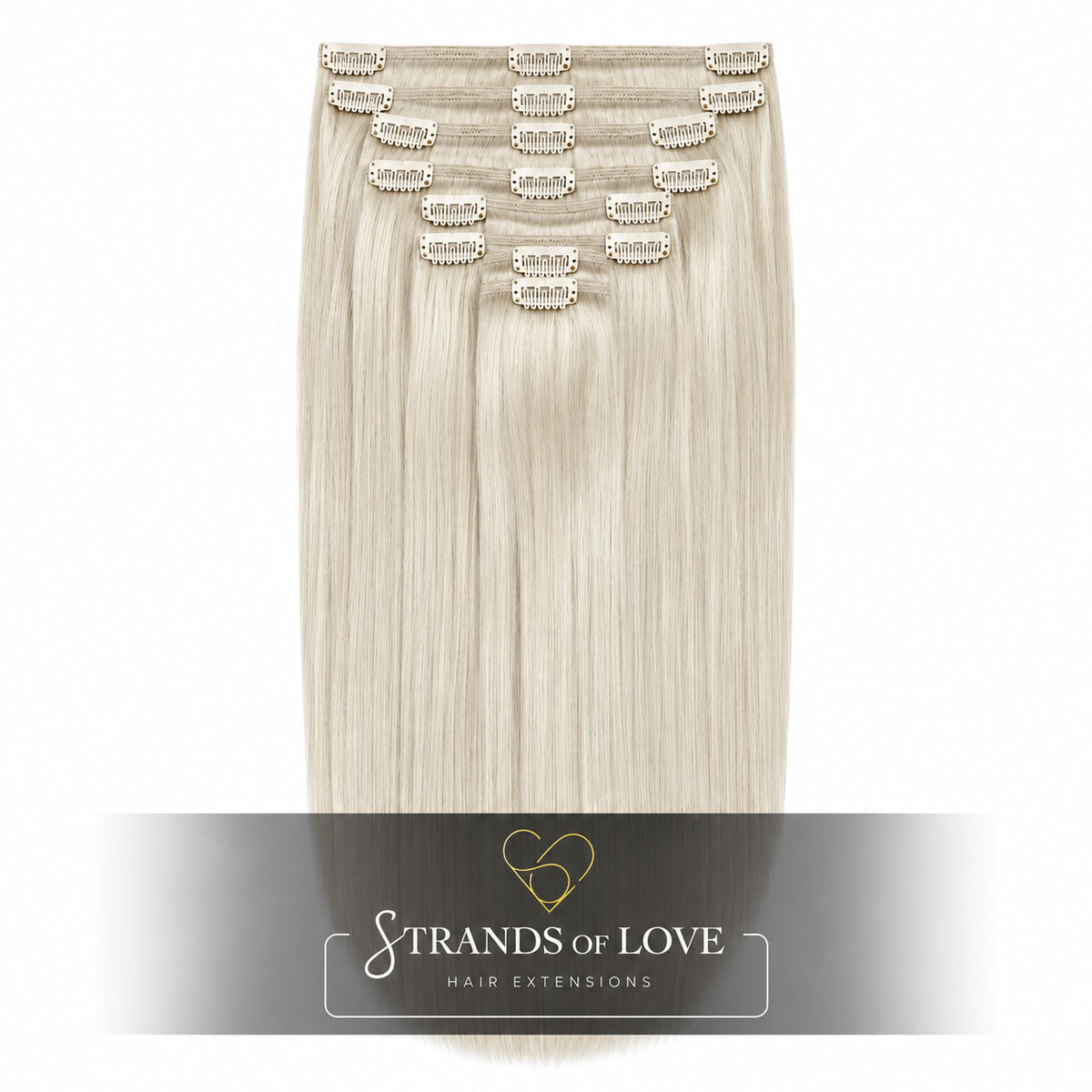 SOL Clip-In Hair Extensions - ICE