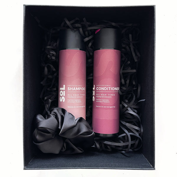 SOL Shampoo & Conditioner + Scrunchie GIFT SET