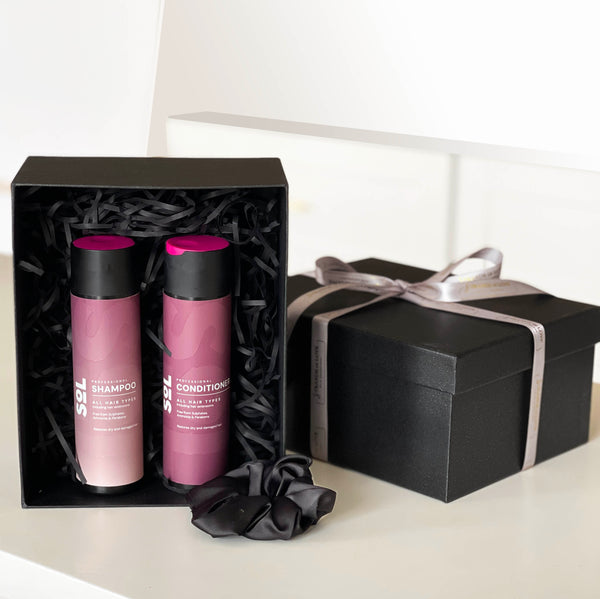 SOL Shampoo & Conditioner + Scrunchie GIFT SET