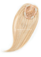 Crown Topper Clip-In -Vanilla Blonde - (#60/20) -Silk