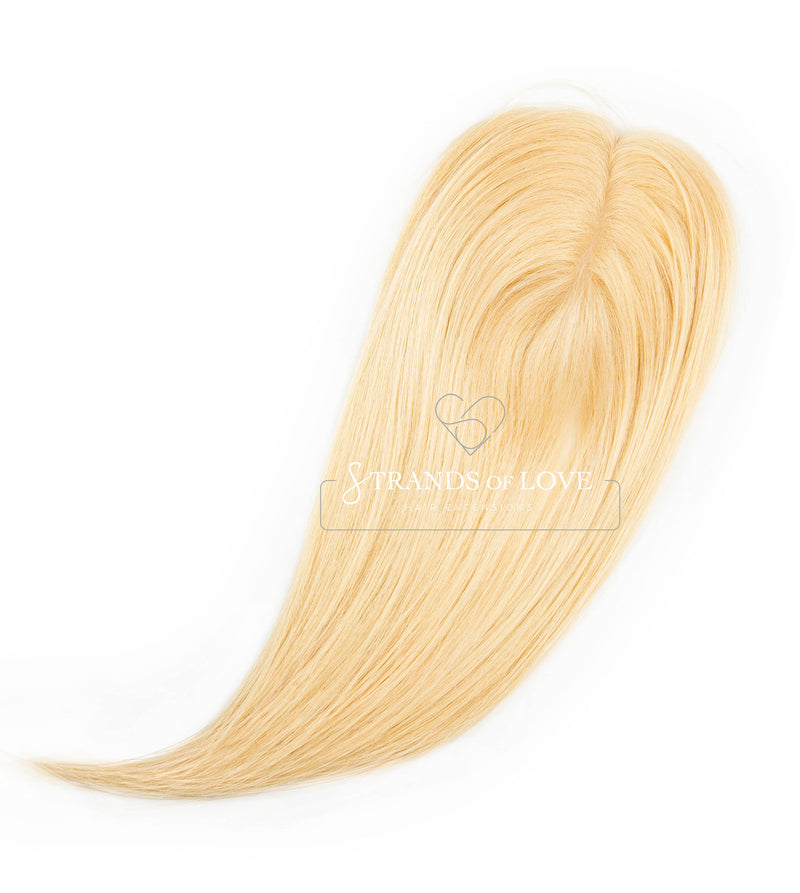 Crown Topper Clip-In - Golden Blonde (#613) - Skin
