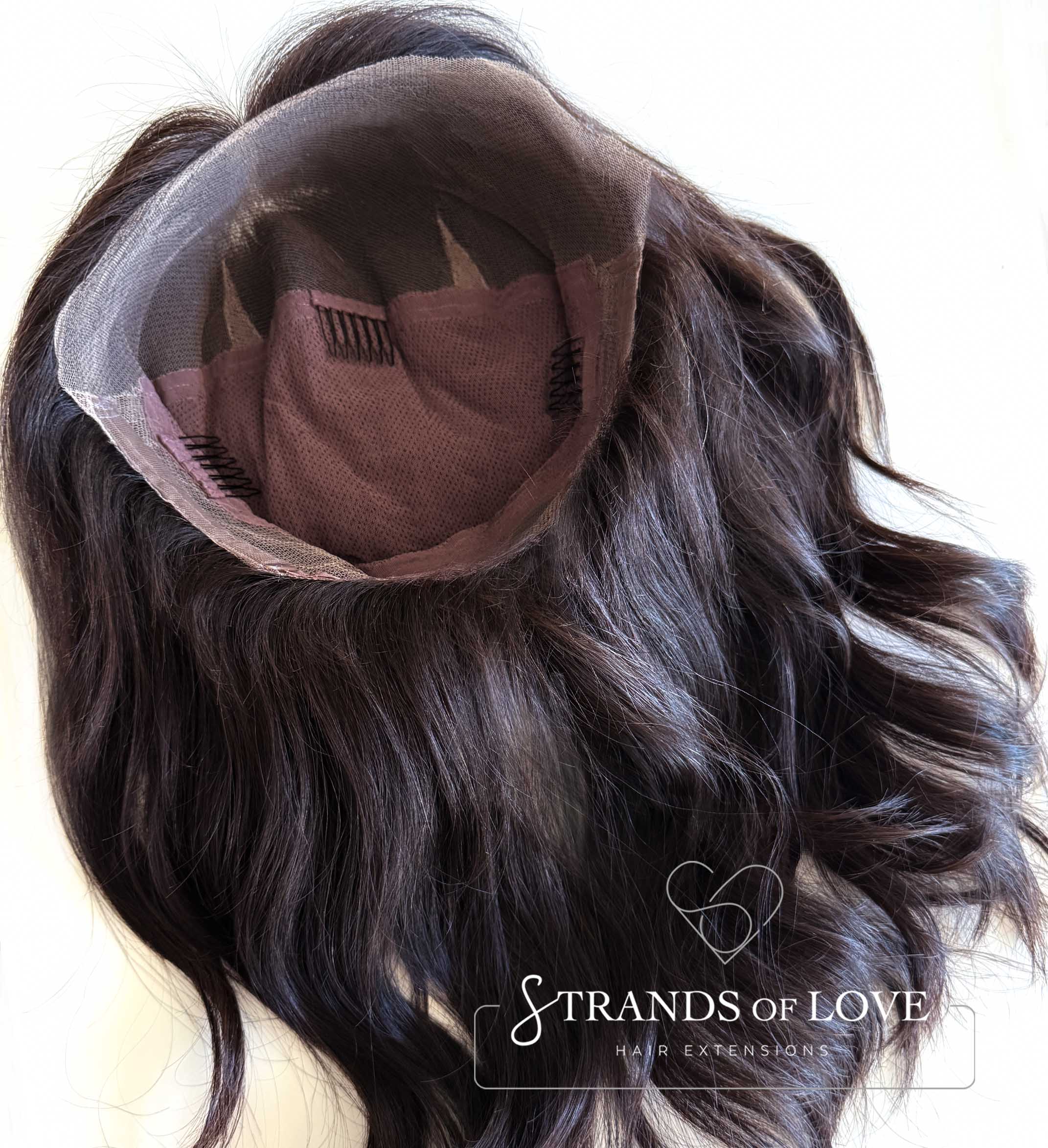 VICTORIA- Full Wig - Espresso Brown (#1B) - Lace front