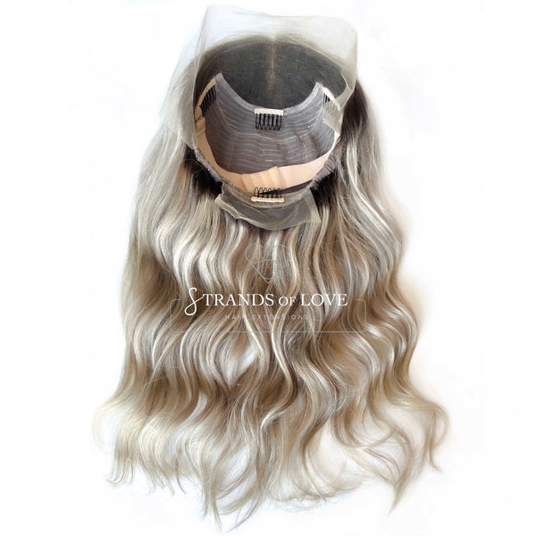 Full Wig - Ash Highlight (#Silver/7) - Lace Front