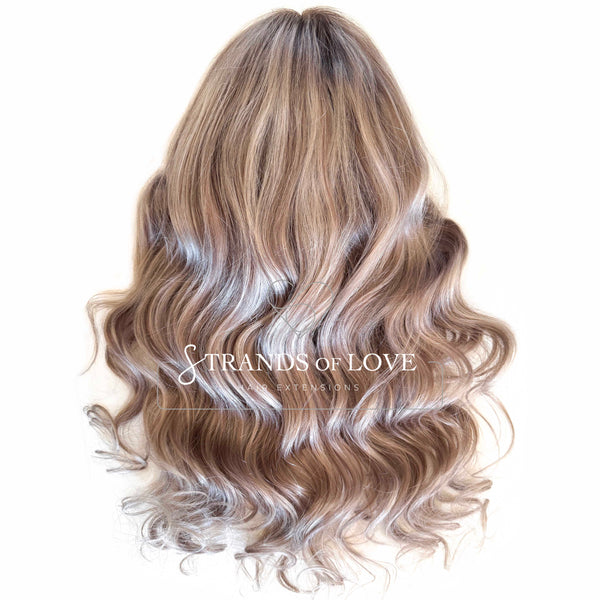 Full Wig - Ash Highlight (#Silver/7) - Lace Front