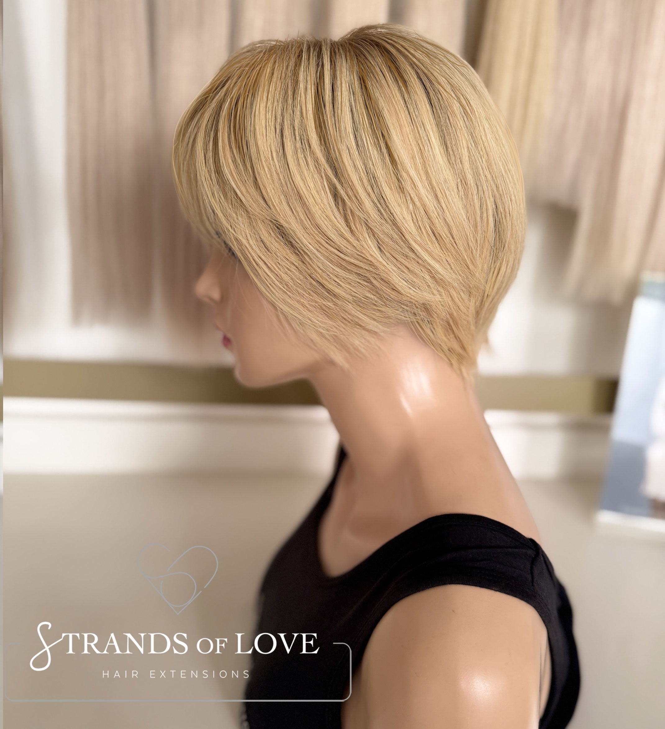 ZANI - Full Wig - Golden Blonde (#613) - SKIN top