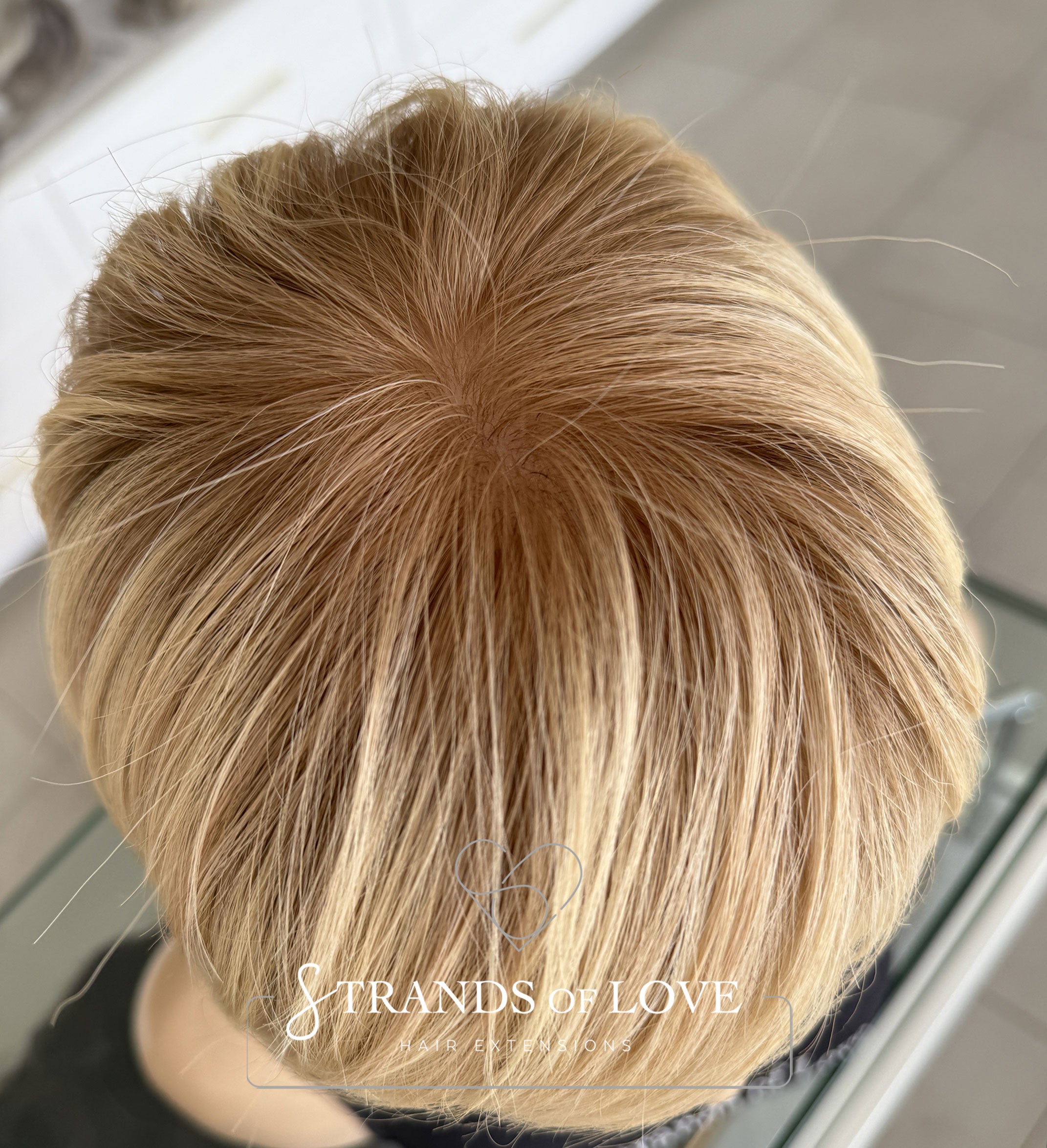 ZANI - Full Wig - Golden Blonde (#613) - SKIN top