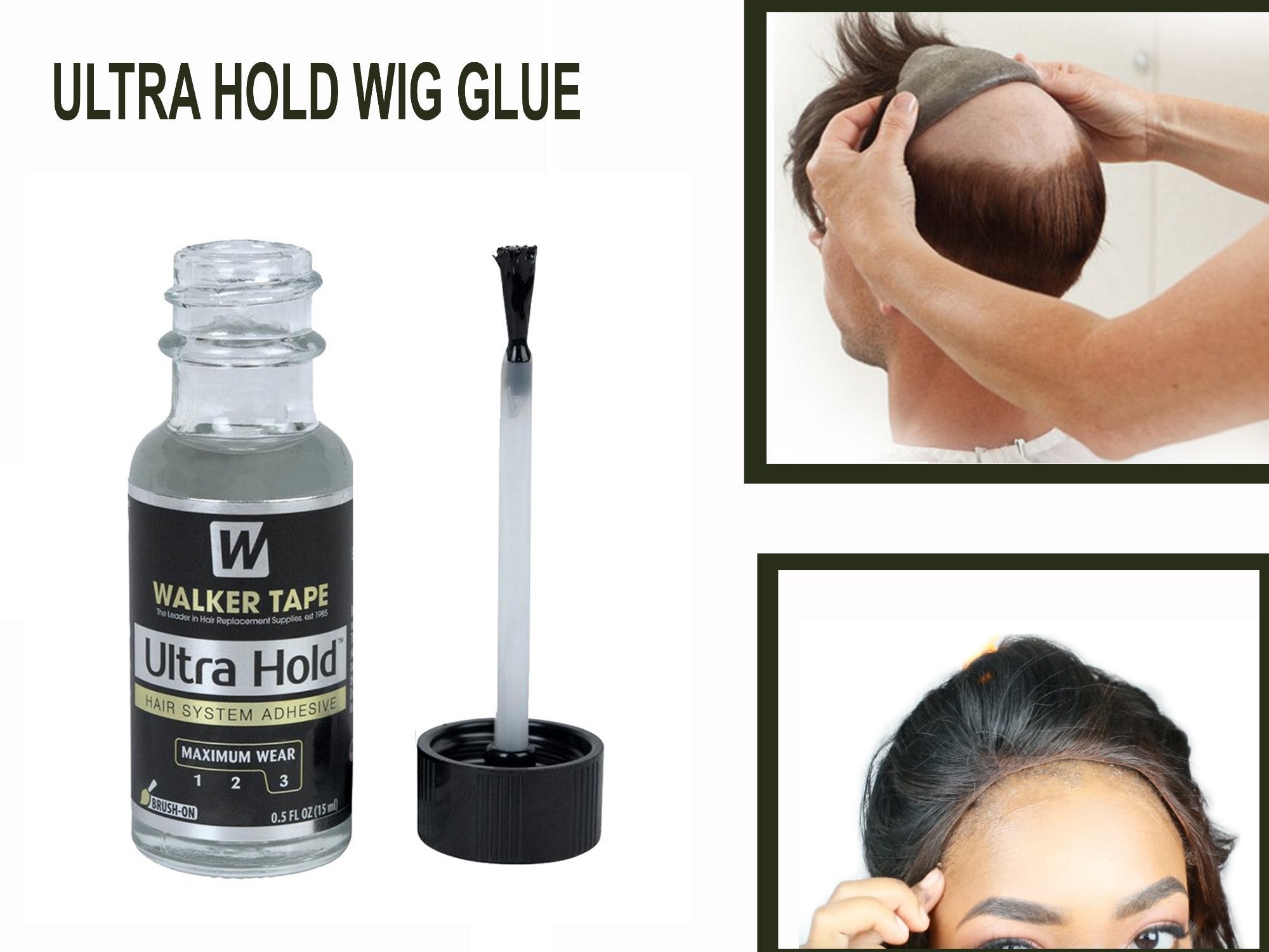 Men's Non-Surgical Hair System ULTRA HOLD ADHESIVE
