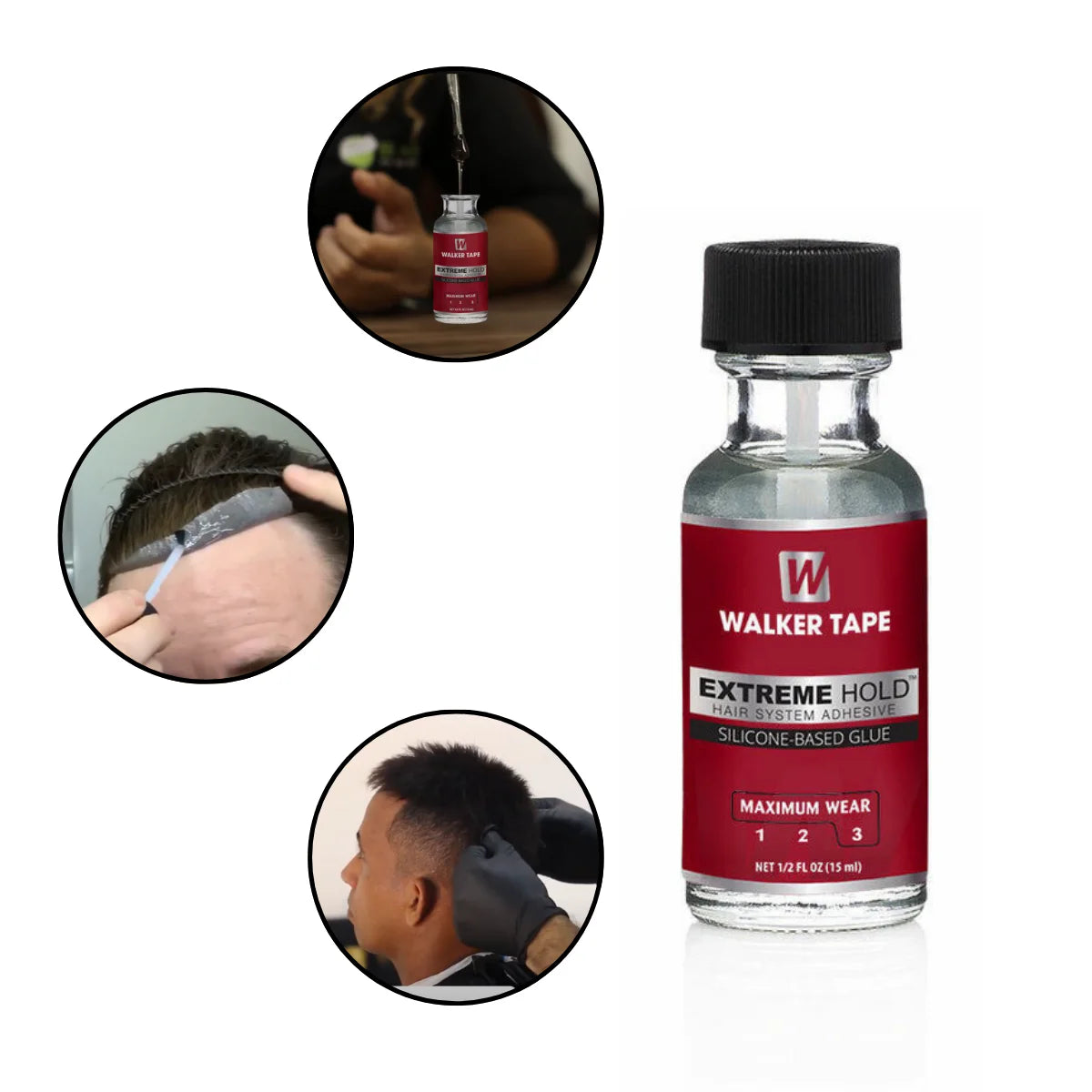 Men's Non-Surgical Hair System EXTREME HOLD ADHESIVE