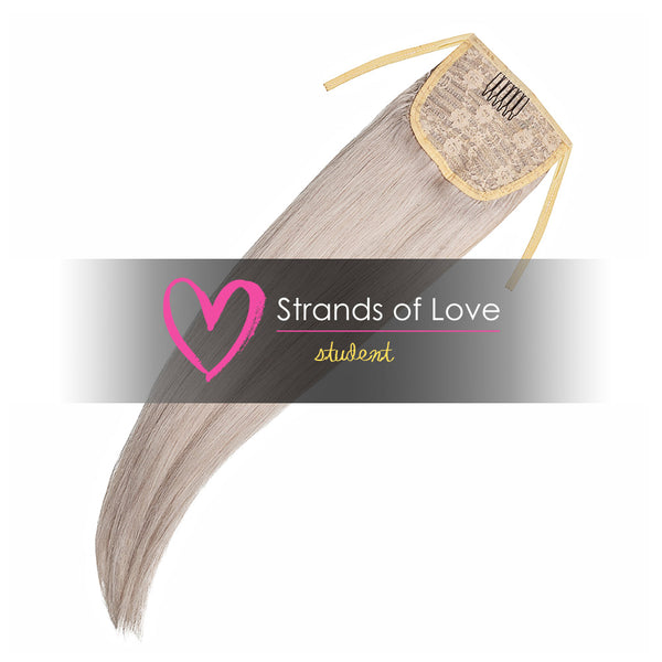 Strands of Love Student Ponytail Clip-In Ice Blonde