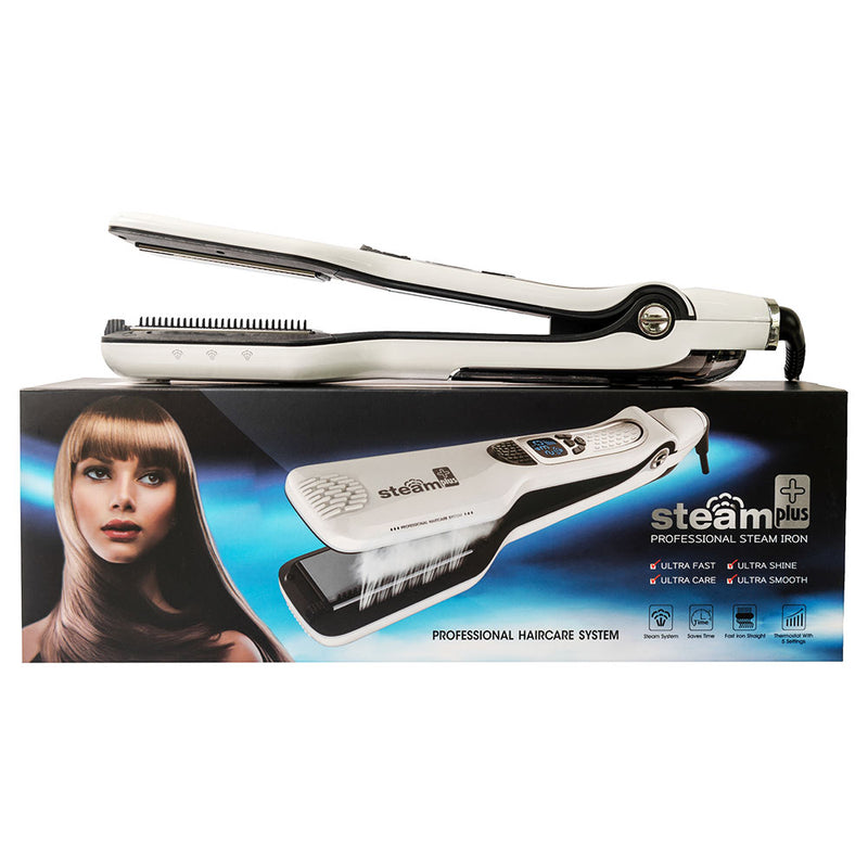Steamplus SteamPlus Professional Steam Iron - White – Strands Of Love South Africa